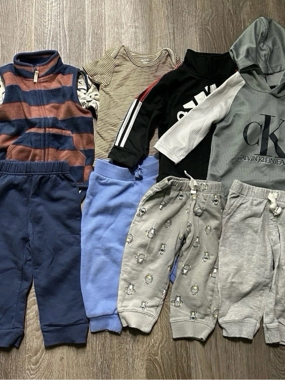 Name Brand Baby Boy Ralph Lauren Adidas Calvin Klein Winter Size 9-12 Months